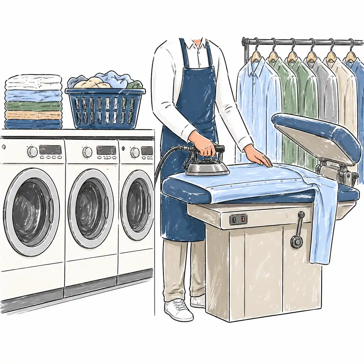 Expert cleaning, washing, pressing, and fabric care specialists