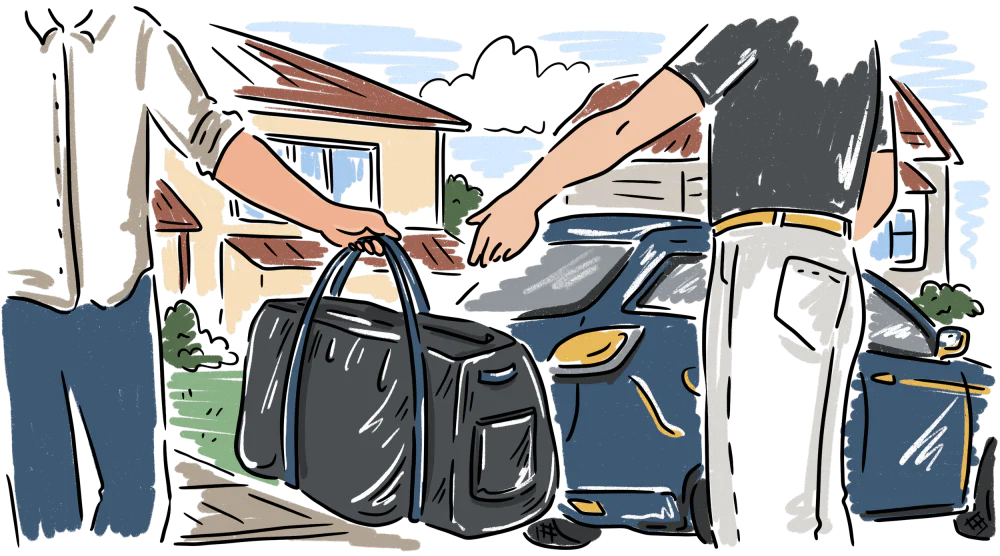 Wash and fold laundry service